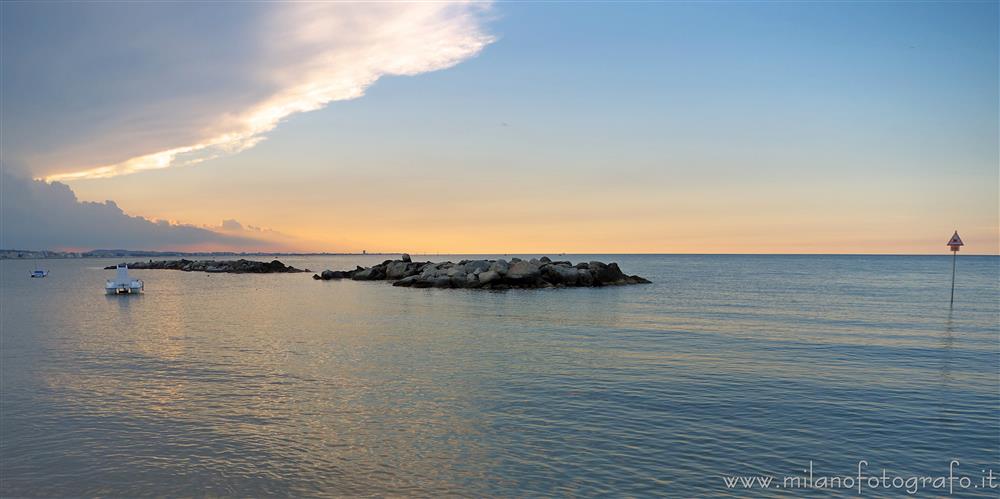 Cattolica (Rimini, Italy) - Sunset at the beginning of September